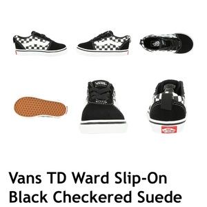 Vans TD Ward Slip-On
Black Checkered Suede